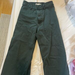 zara size 8 wide leg pants